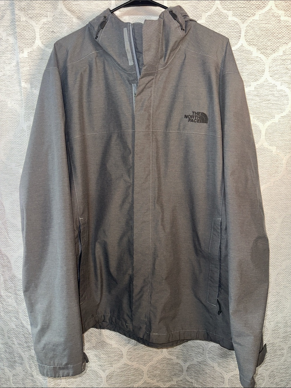 The North Face Venture 2 Waterproof Hooded Rain Jacket Grey Men's XXL